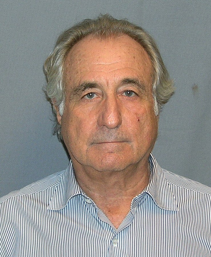 Bernie Madoff police mugshot