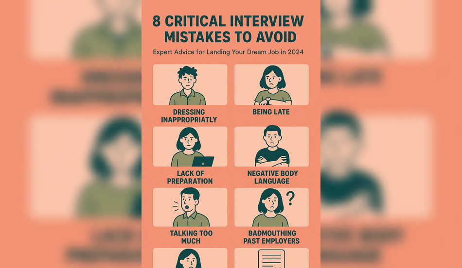 Critical Interview Mistakes to Avoid Expert Advice for Landing Your Dream Job in 2024
