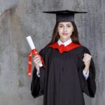 Woman on graduation