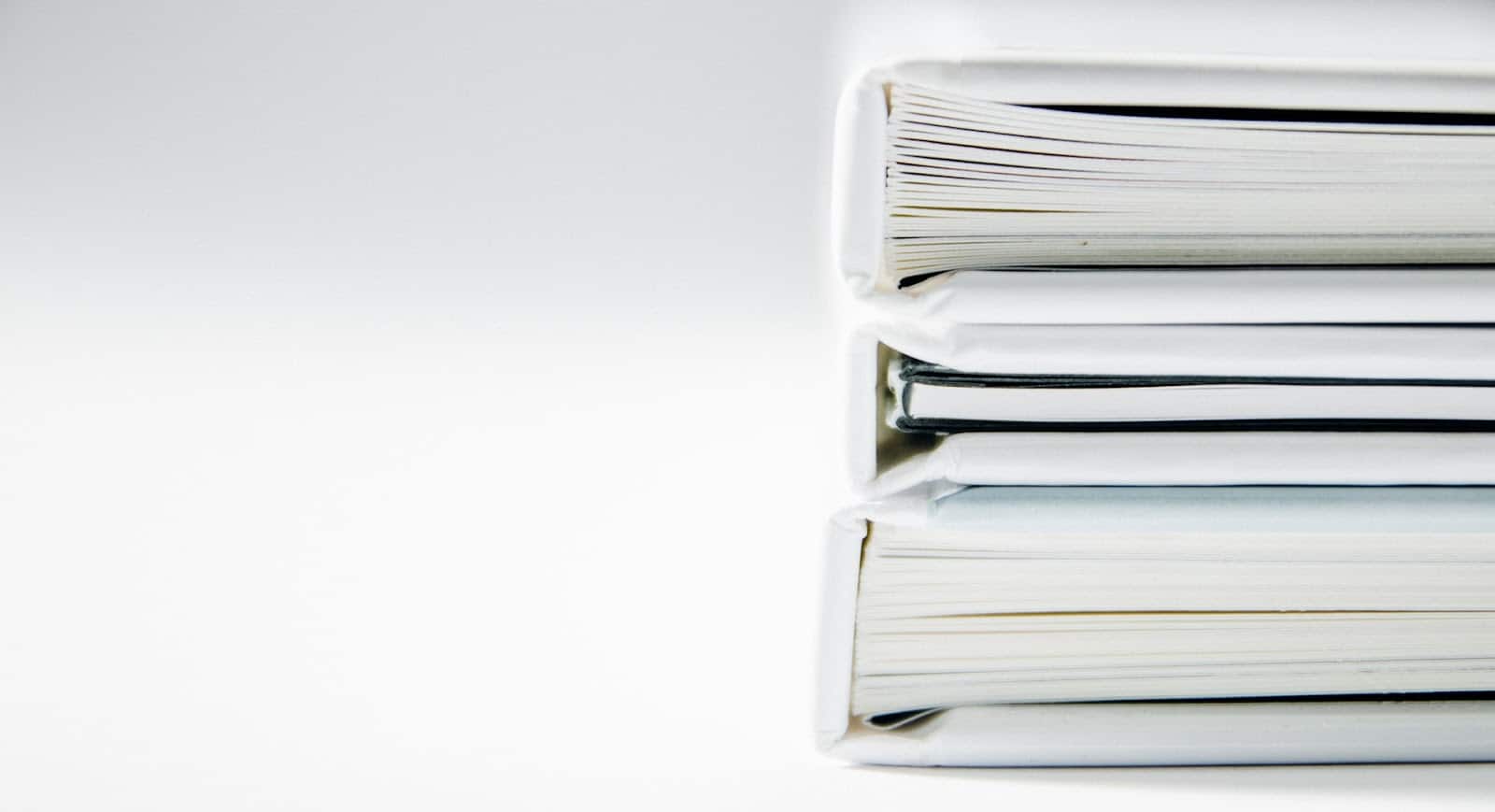 A pile of folders