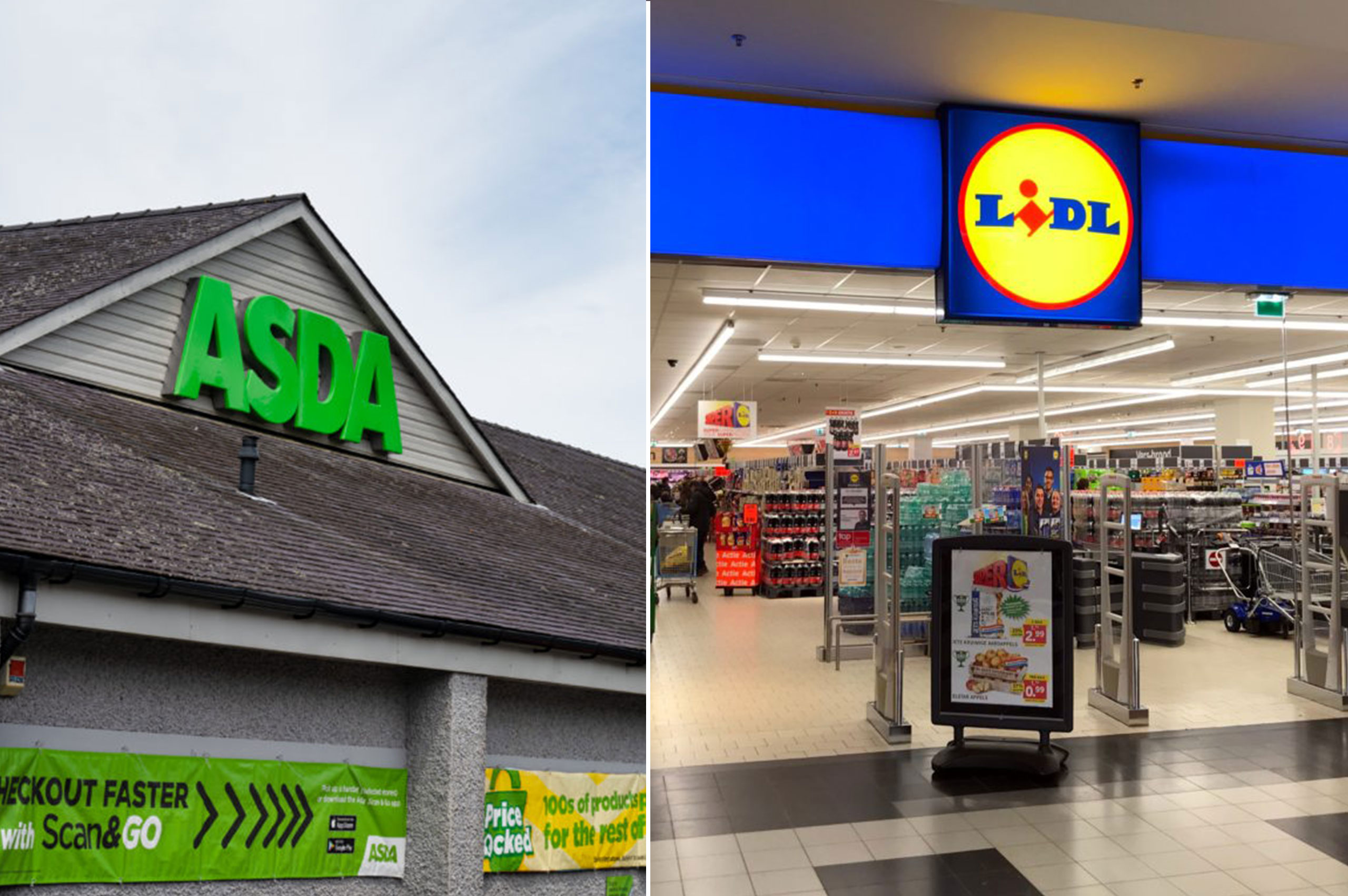 Asda & lidl