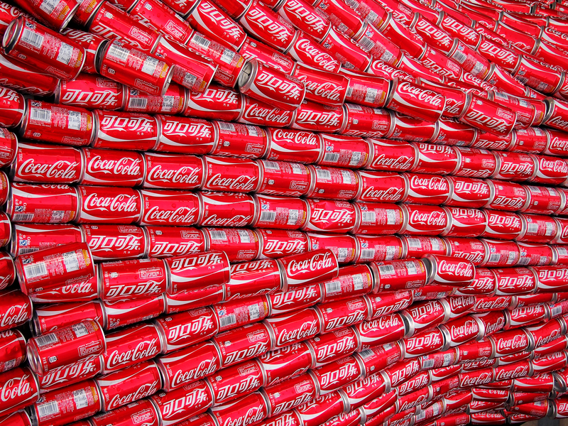 Coca cola cans