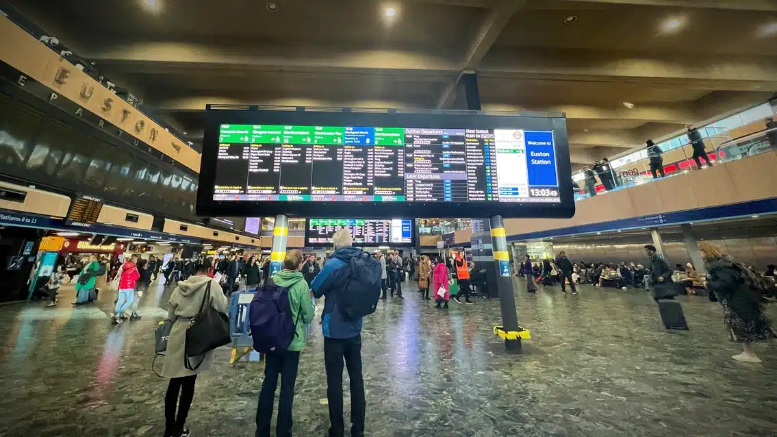 UK railway station