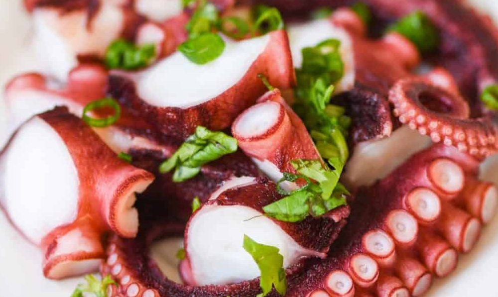 Octopus salad