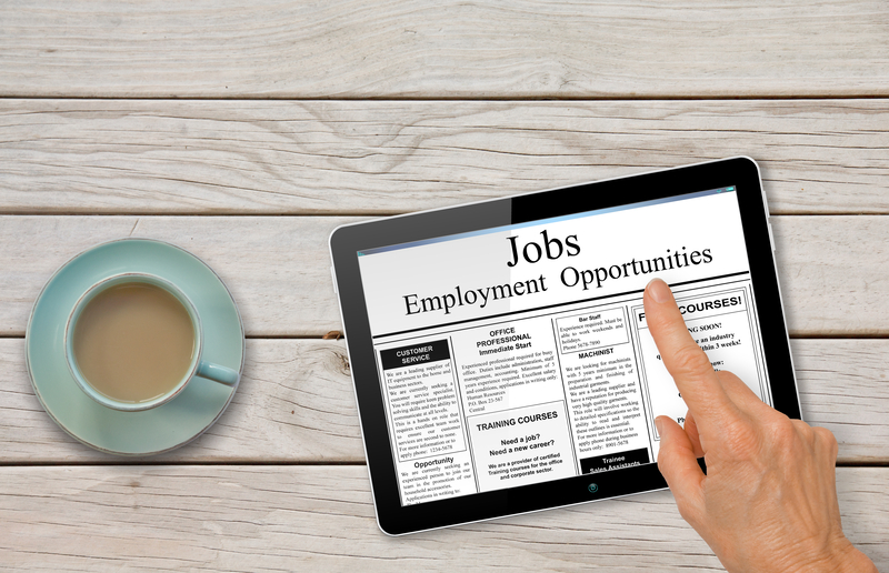 Job hunting advertisement