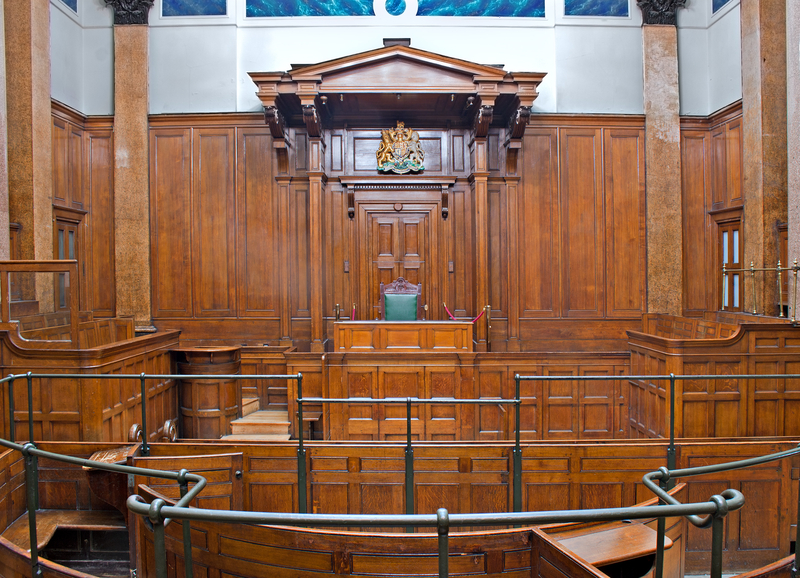 A courtroom