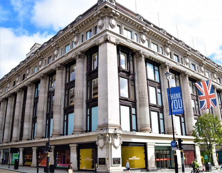 Selfridges in Oxford Street, London