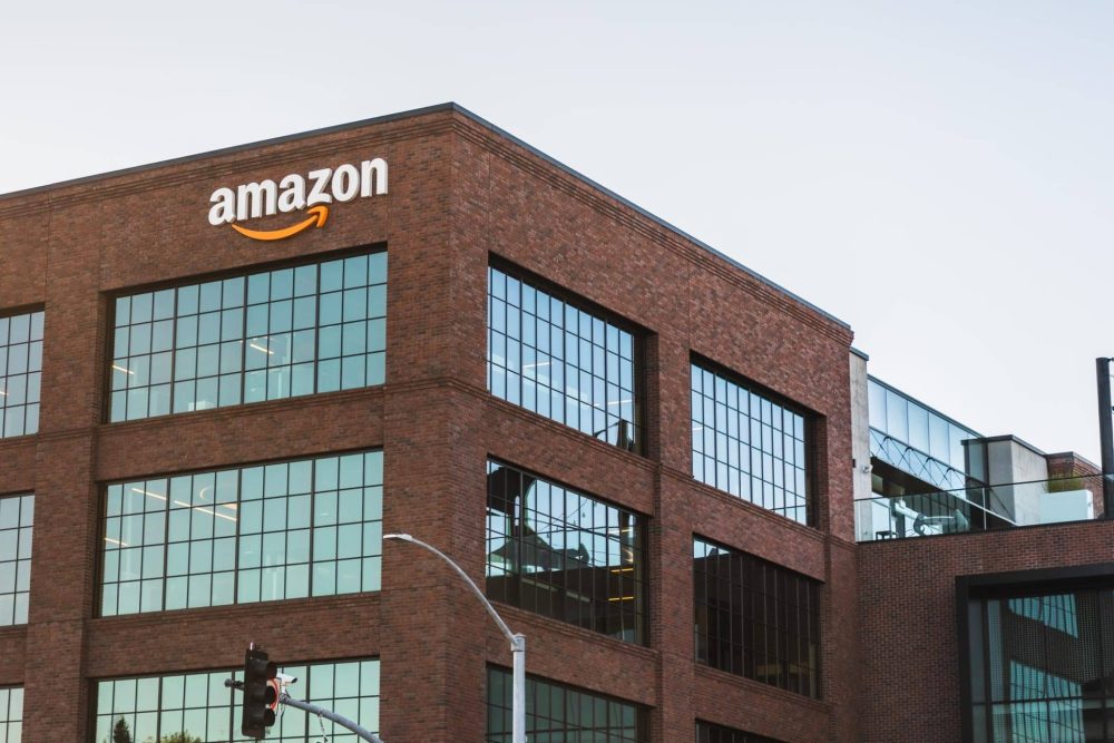 Amazon office building in Silicon Valley