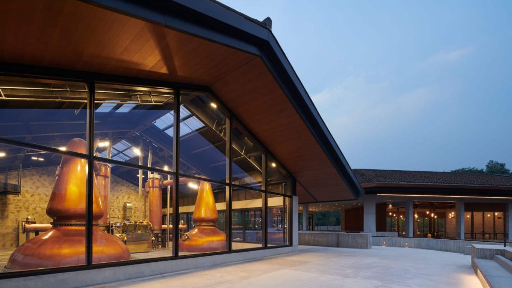 Chivas Brothers whisky distillery in China