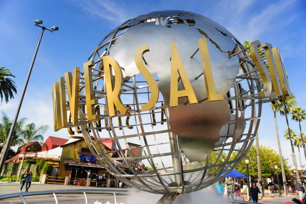 Universal Studios Globe in Los Angeles