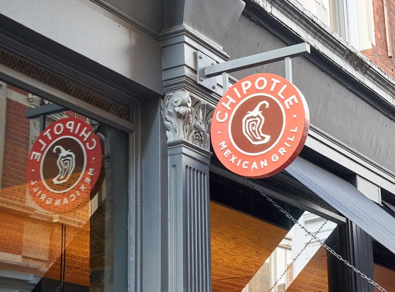 Chipotle sign