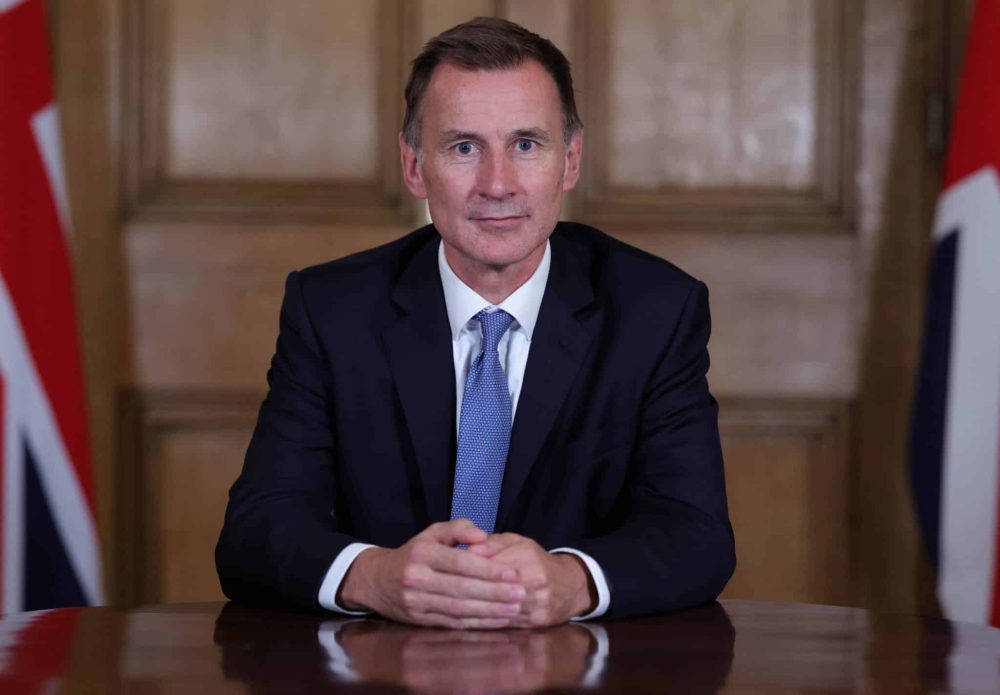 UK Chancellor Jeremy Hunt