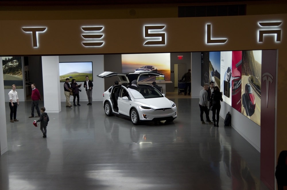 Tesla showroom