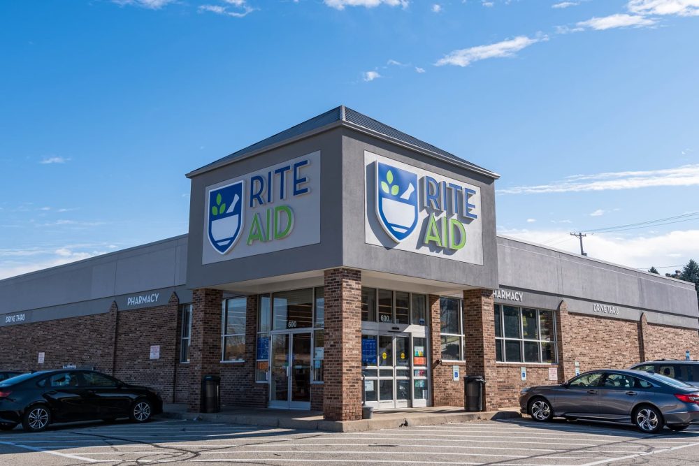 The Rite Aid store building