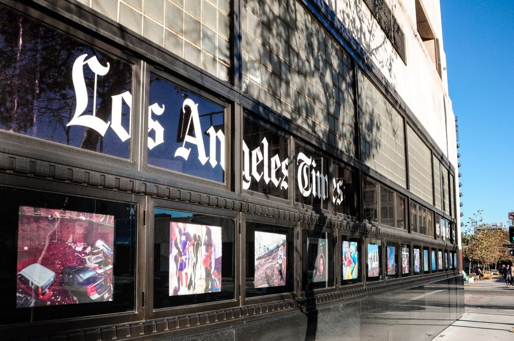 Los Angeles Times newspaper headquarter