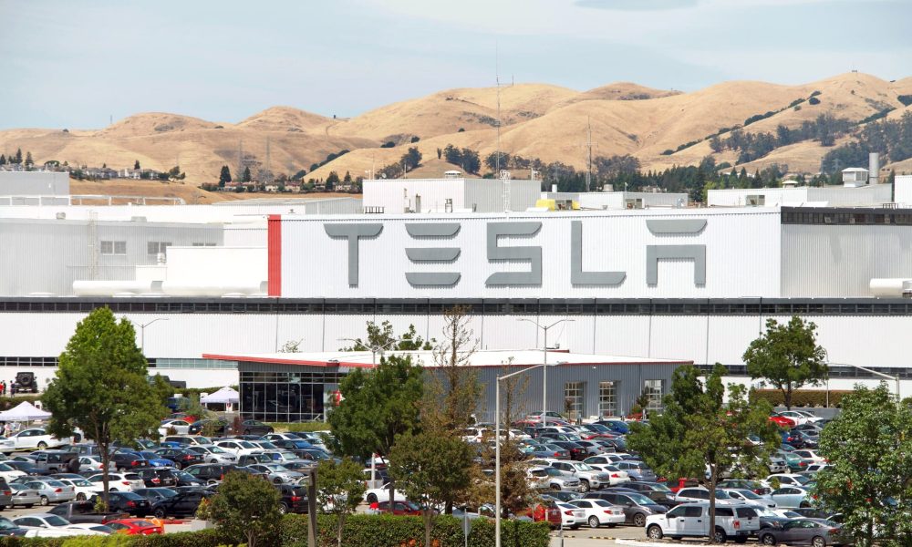 Tesla factory in Fremont, California