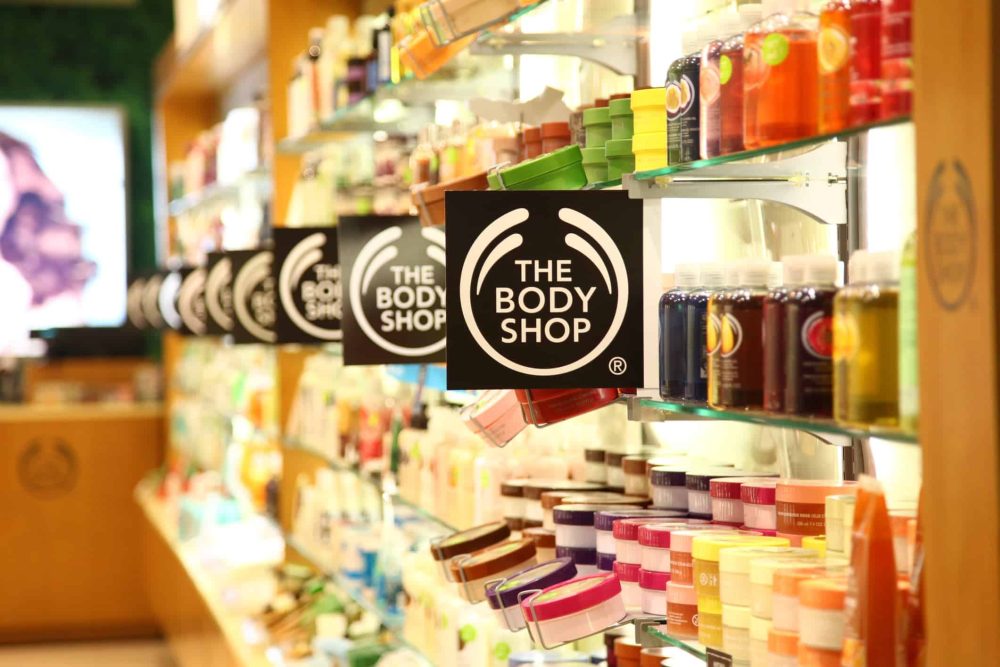 The Body Shop store interior