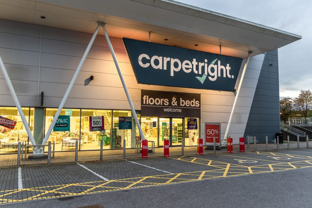 Carpetright store exterior
