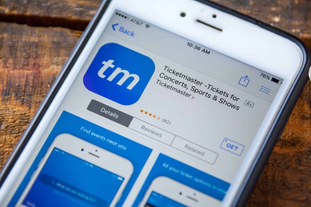 Ticketmaster app