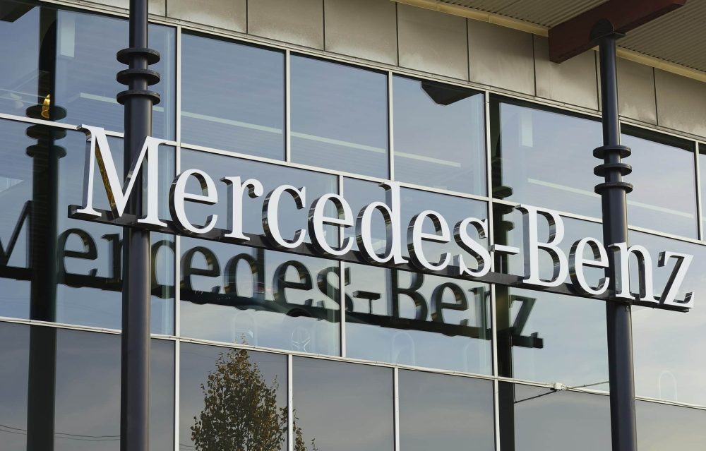 Exterior view of the Mercedes-Benz