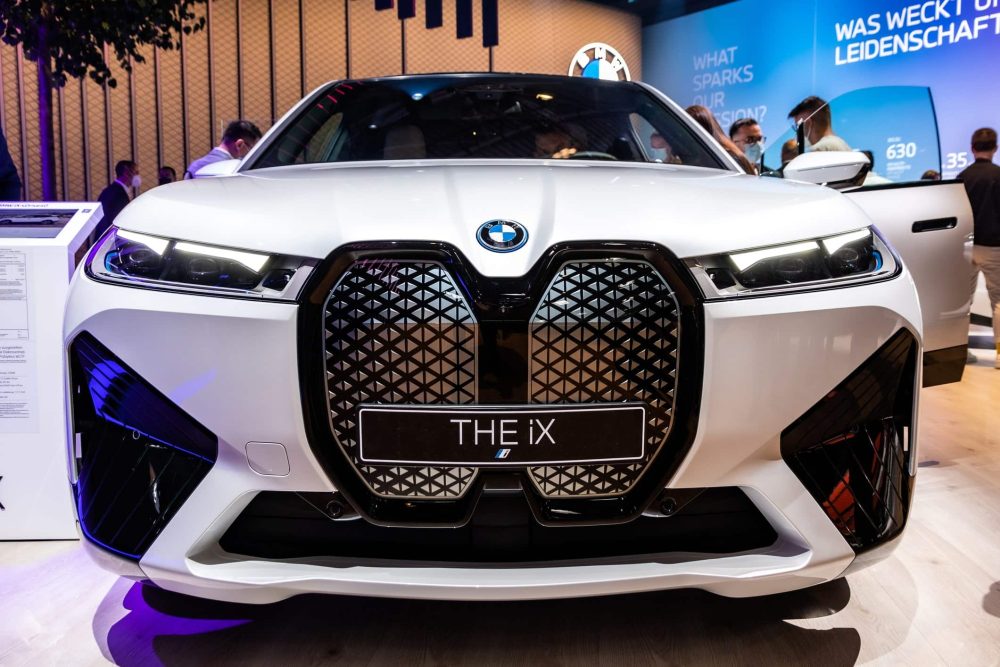 BMW iX all-electric SUV car