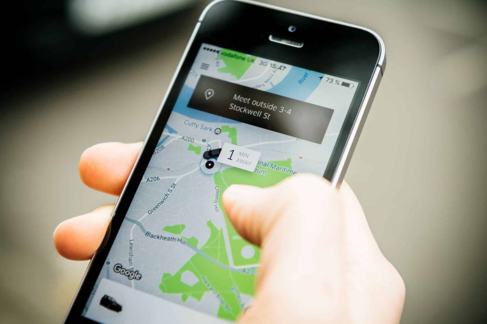 Uber app