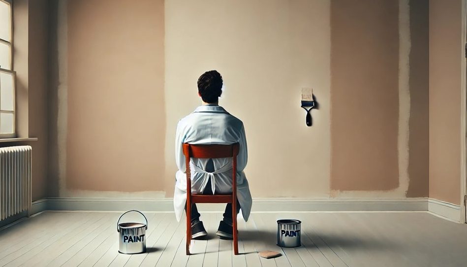 The Man Who Is Paid To Watch Paint Dry