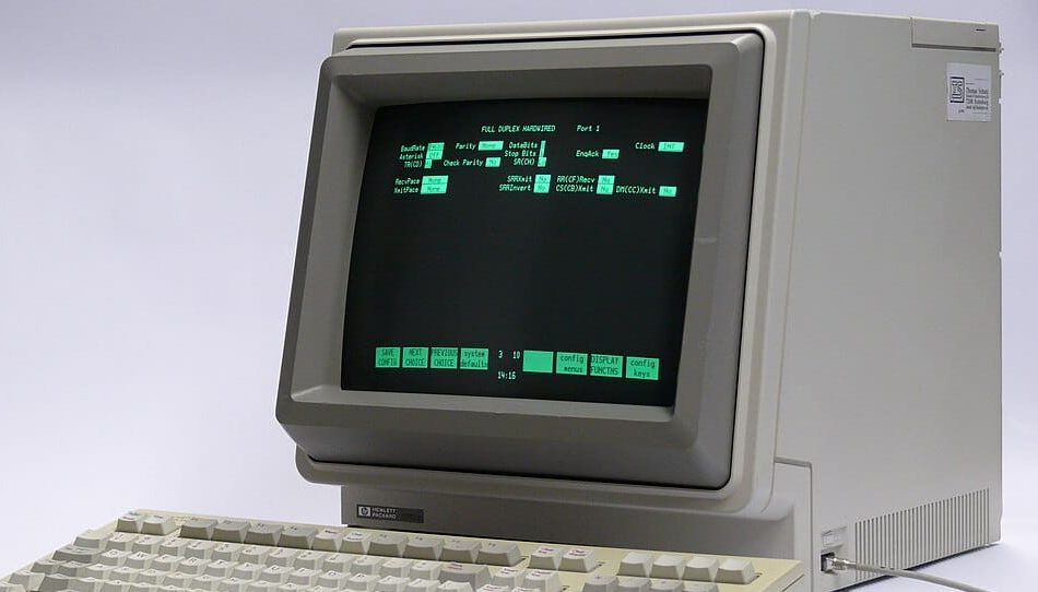 Hewlett Packard's touch screen HP 150 home computer