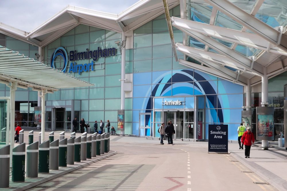 Birmingham Airport entrance