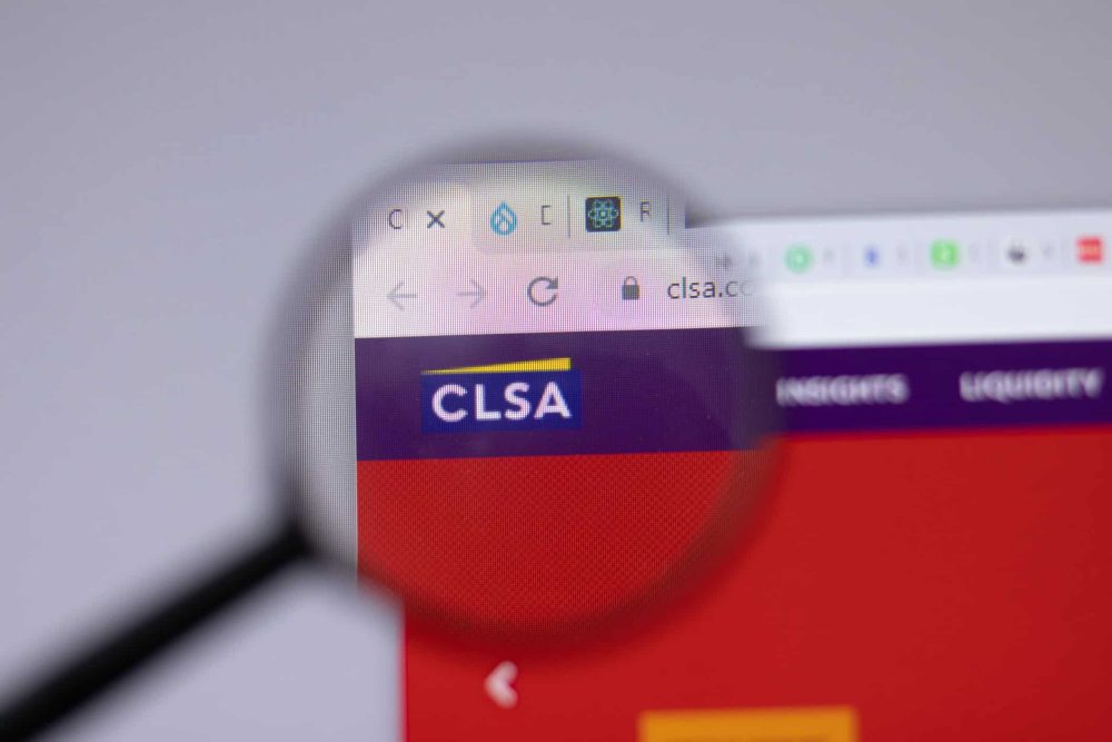 CLSA company logo icon on website