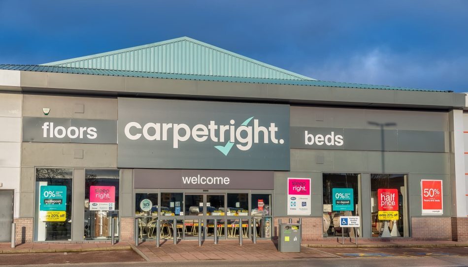 Carpetright superstore storefront