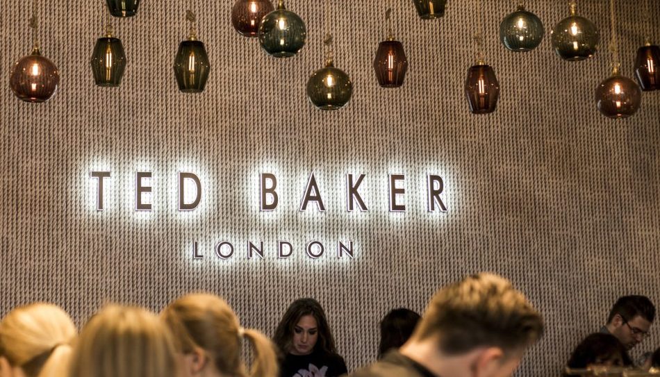 People shopping at Ted Baker London Store