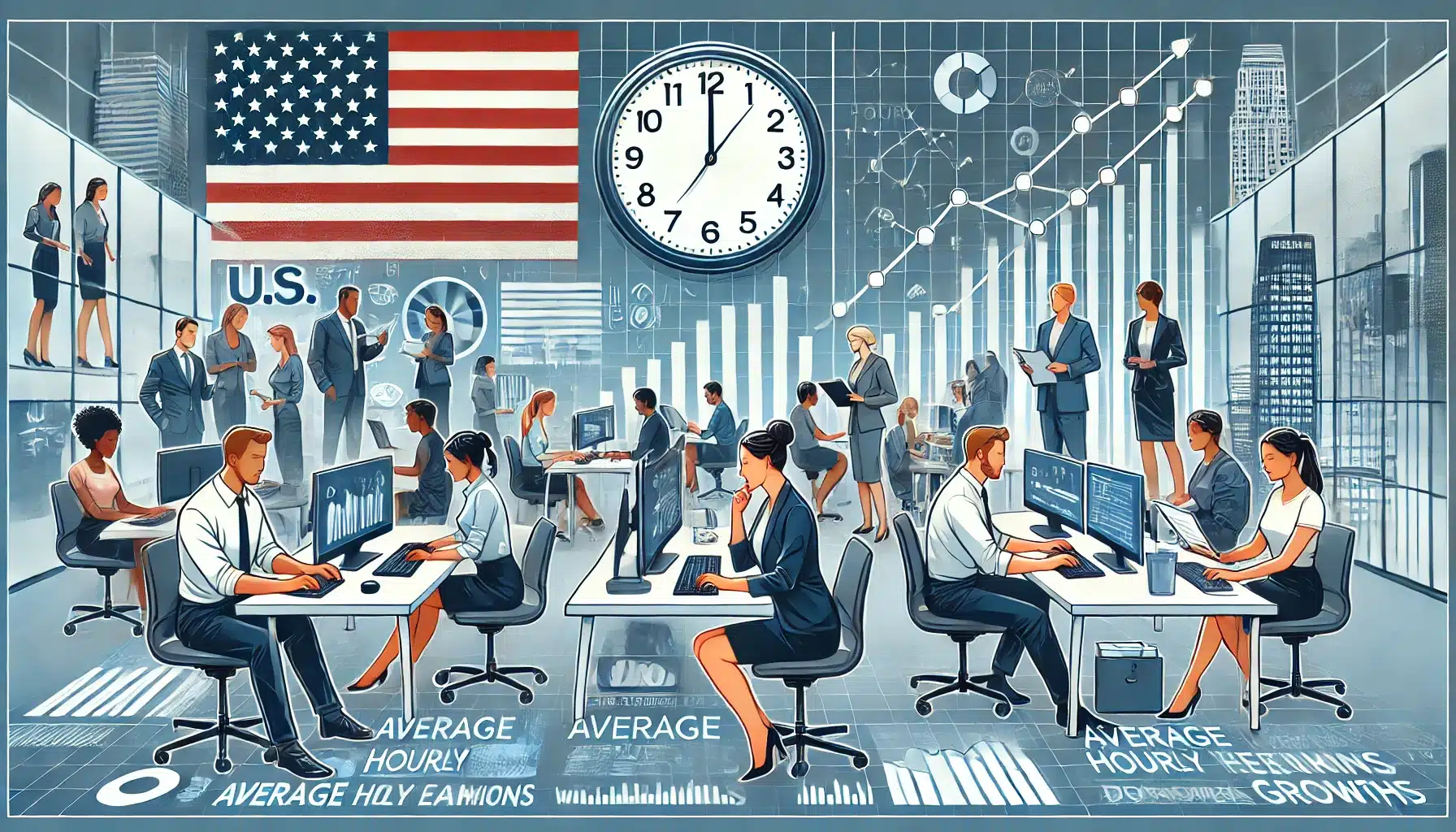 US Real Earnings Report January's Shift in Pay and Work Hours