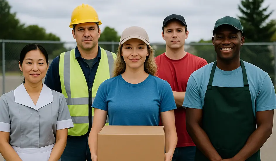 5 Unskilled Jobs For Foreigners in USA (That Hire Fast in 2025)