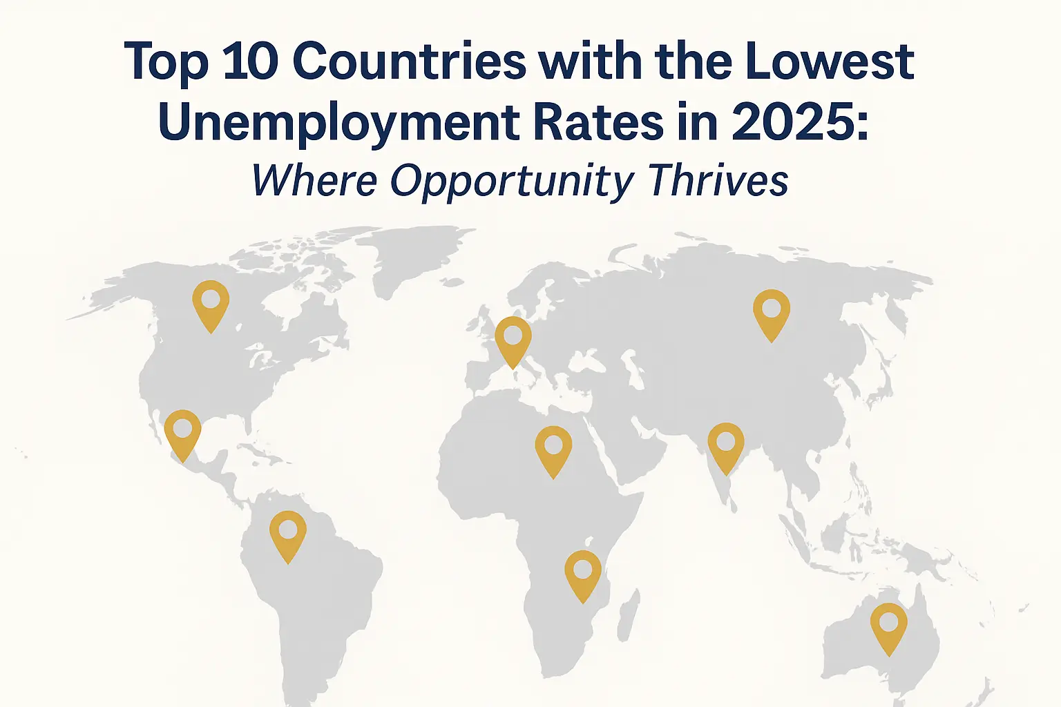 Countries with the Lowest Unemployment Rates in 2025
