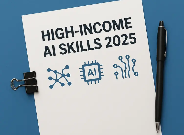 Key Points High-Income AI Skills 2025