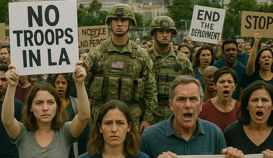 Urgent Alert Federal Troops in Los Angeles Spark Nationwide Protests