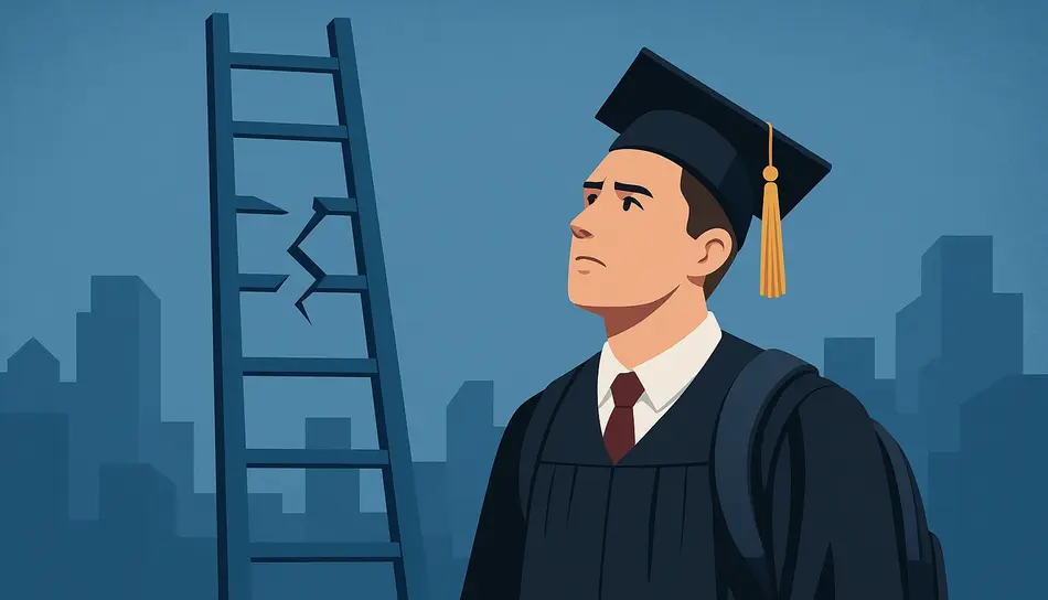 Alarming Entry Level Job Market Crisis How AI Is Breaking the Career Ladder for 2025 Graduates