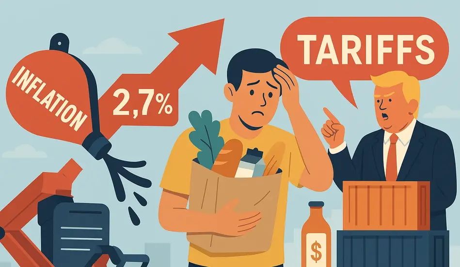 Alarming Inflation Impact on Economy June CPI Hits 2.7% as Trump's Tariff Threats Loom