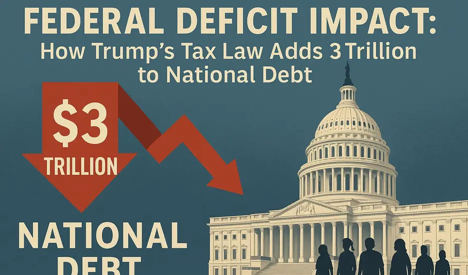 Federal Deficit Impact How Trump's Tax Law Adds $3 Trillion to National Debt