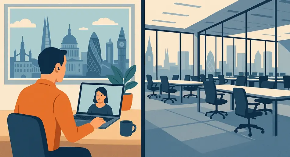 Flexible work takes hold as London’s office return plateaus