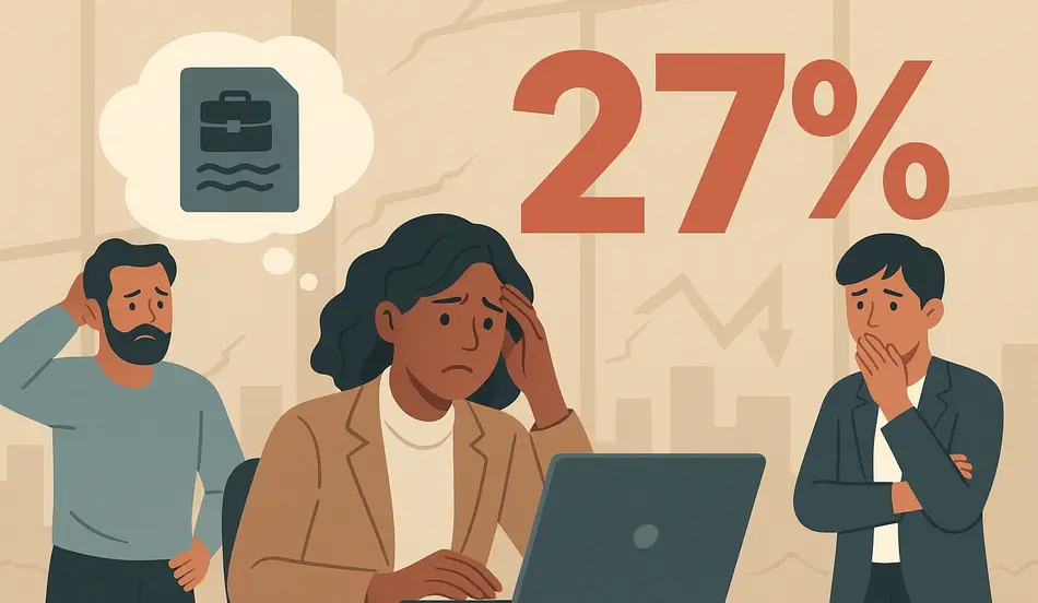 Job Loss Anxiety Crisis Why 27% of Workers Are More Worried About Job Security in 2025