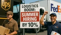 Logistics Boom UPS and FedEx Expand Summer Hiring by 10%