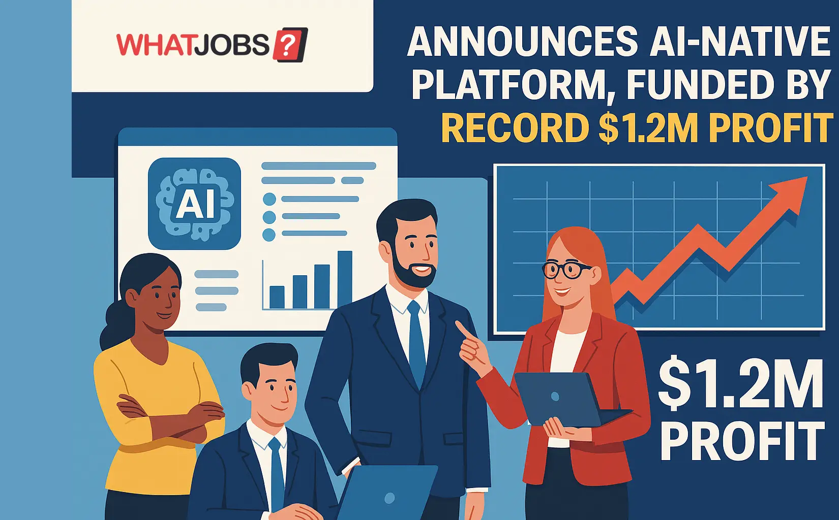 WhatJobs Announces AI-Native Platform, Funded by Record $1.2M Profit