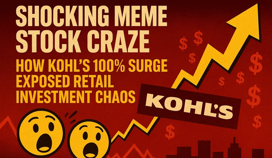 Shocking Meme Stock Craze How Kohl's 100% Surge Exposed Retail Investment Chaos