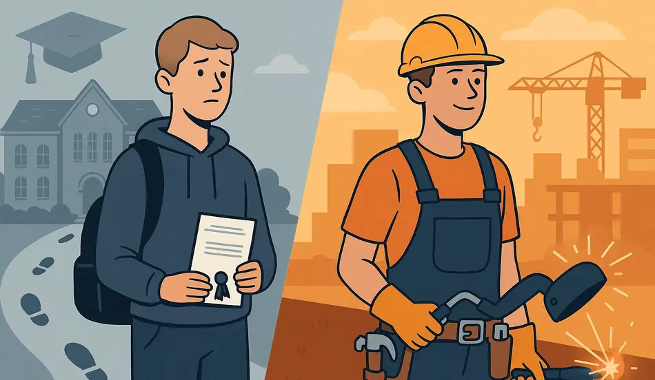Gen Z Trades College for Blue-Collar Careers A Historic Shift in U.S. Education and Work