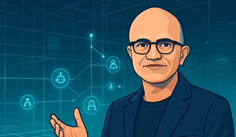 Satya Nadella on the AI Agent Era Why Microsoft Is Building the Scaffolding for the Future of Work