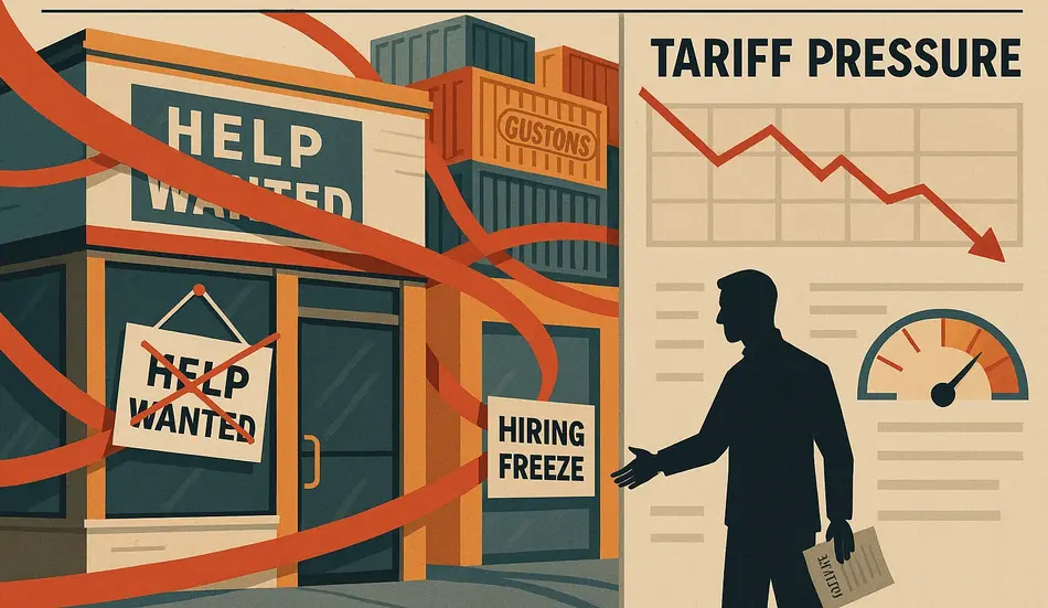 Services Sector Stalls as Tariff Pressures Hit Hiring