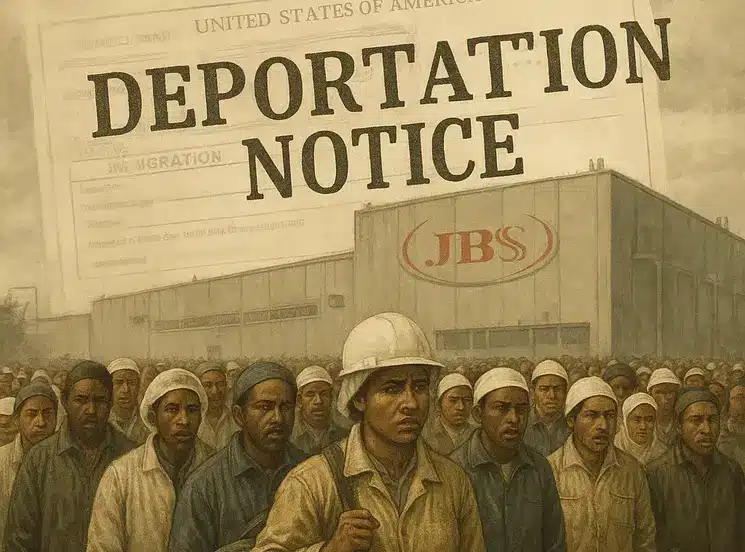 Shocking JBS Meatpacking Plant Layoffs 2025 200 Workers Forced to Leave Country