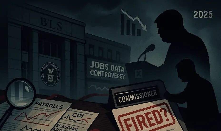 Shocking Trump BLS Commissioner Firing Jobs Data Manipulation 2025 Crisis